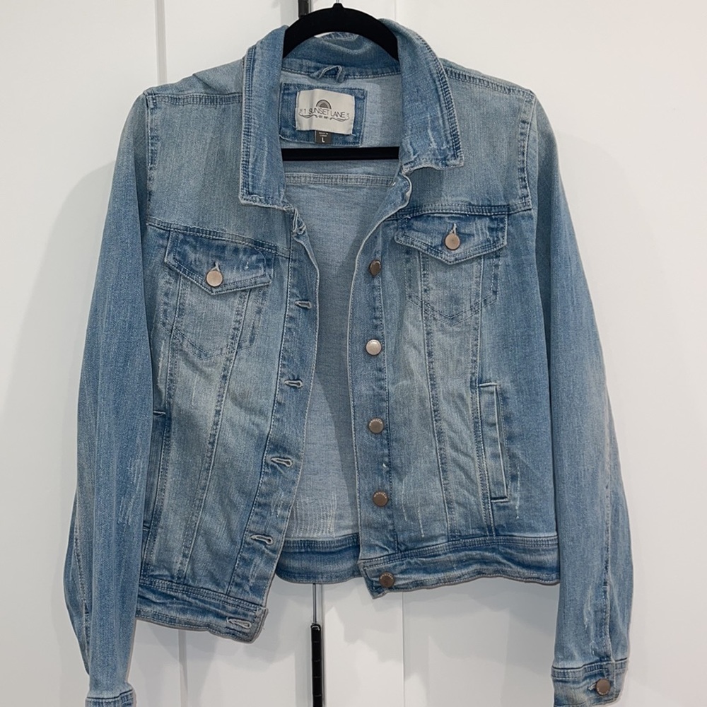1 sunset lane jean jacket
